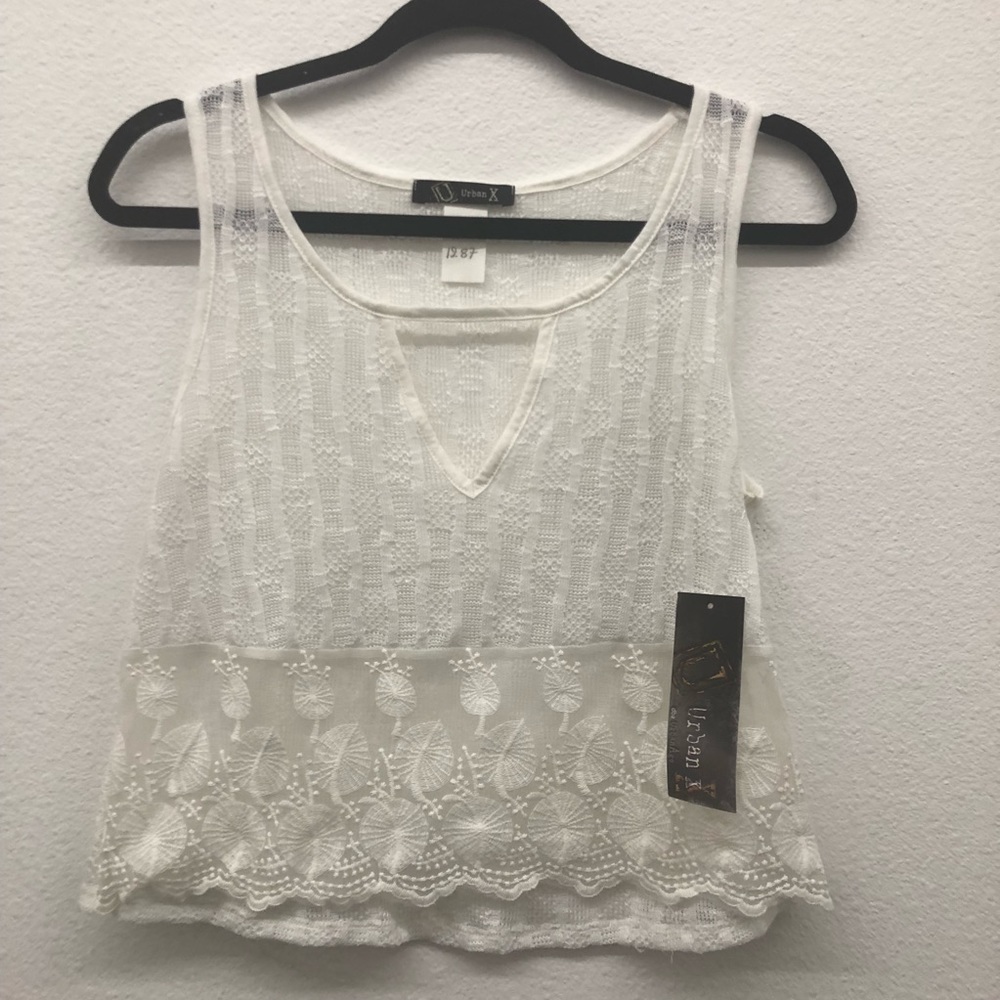 White Urban X Top